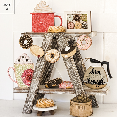 Coffee + Donuts Set Paint Colors