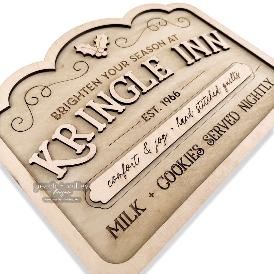 Kringle Inn Sign Cut File