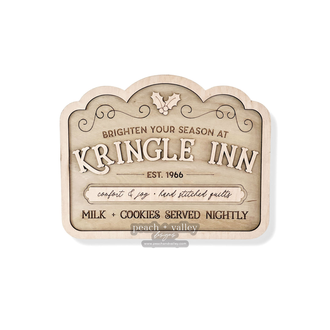 Kringle Inn Sign Cut File