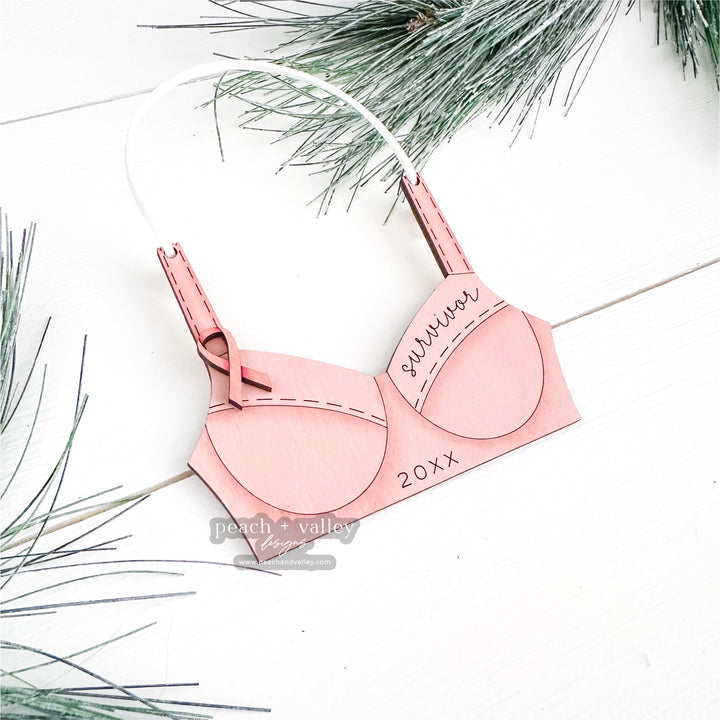 Breast Cancer Ornament Cut File