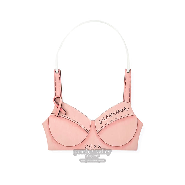 Breast Cancer Bra Ornament