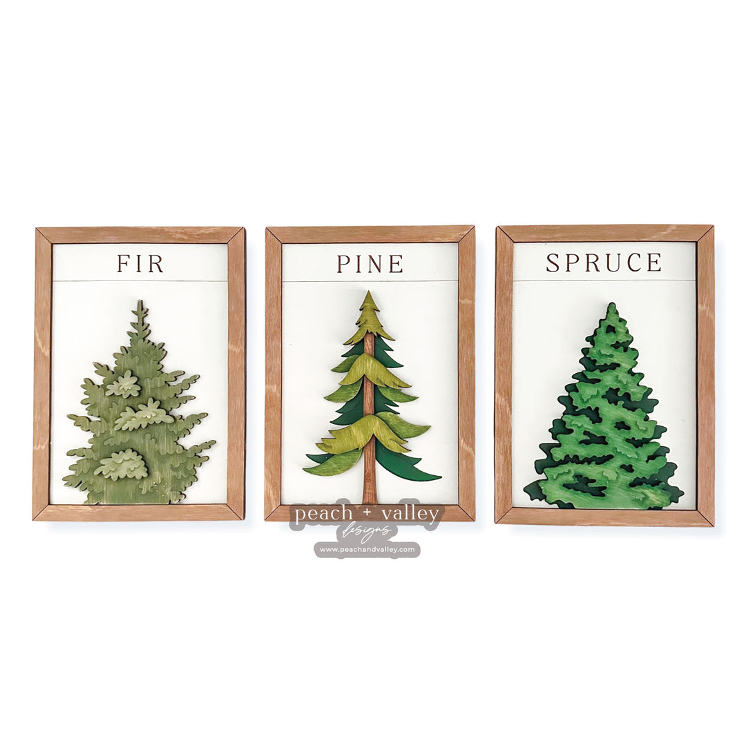 Christmas Trees Cut File