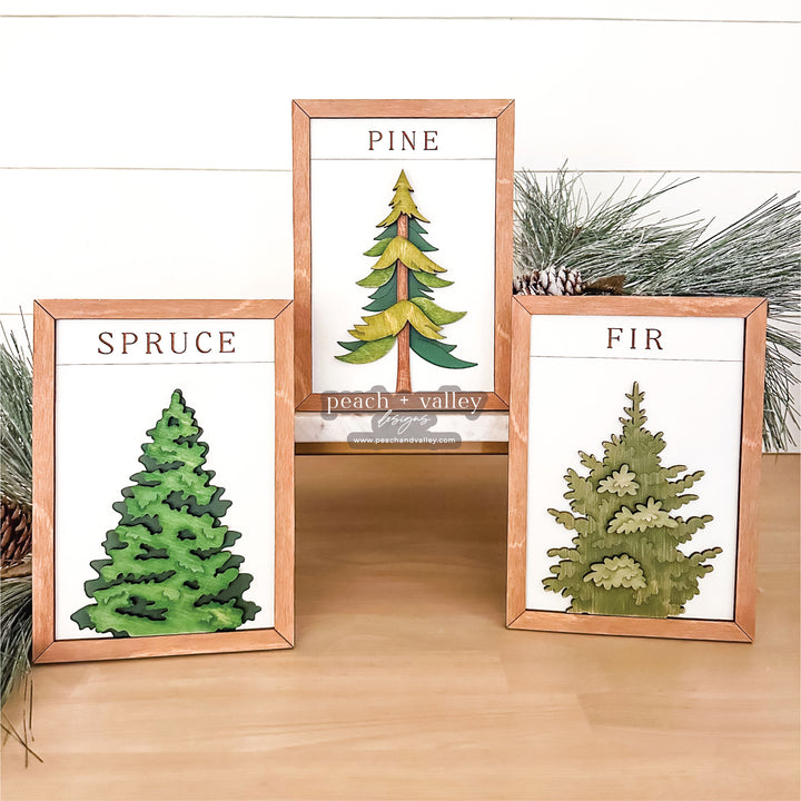 Christmas Trees Cut File