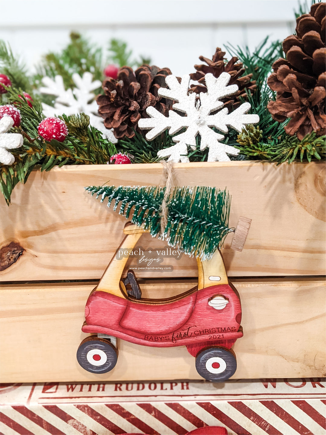 First Christmas Car Ornament Cut File