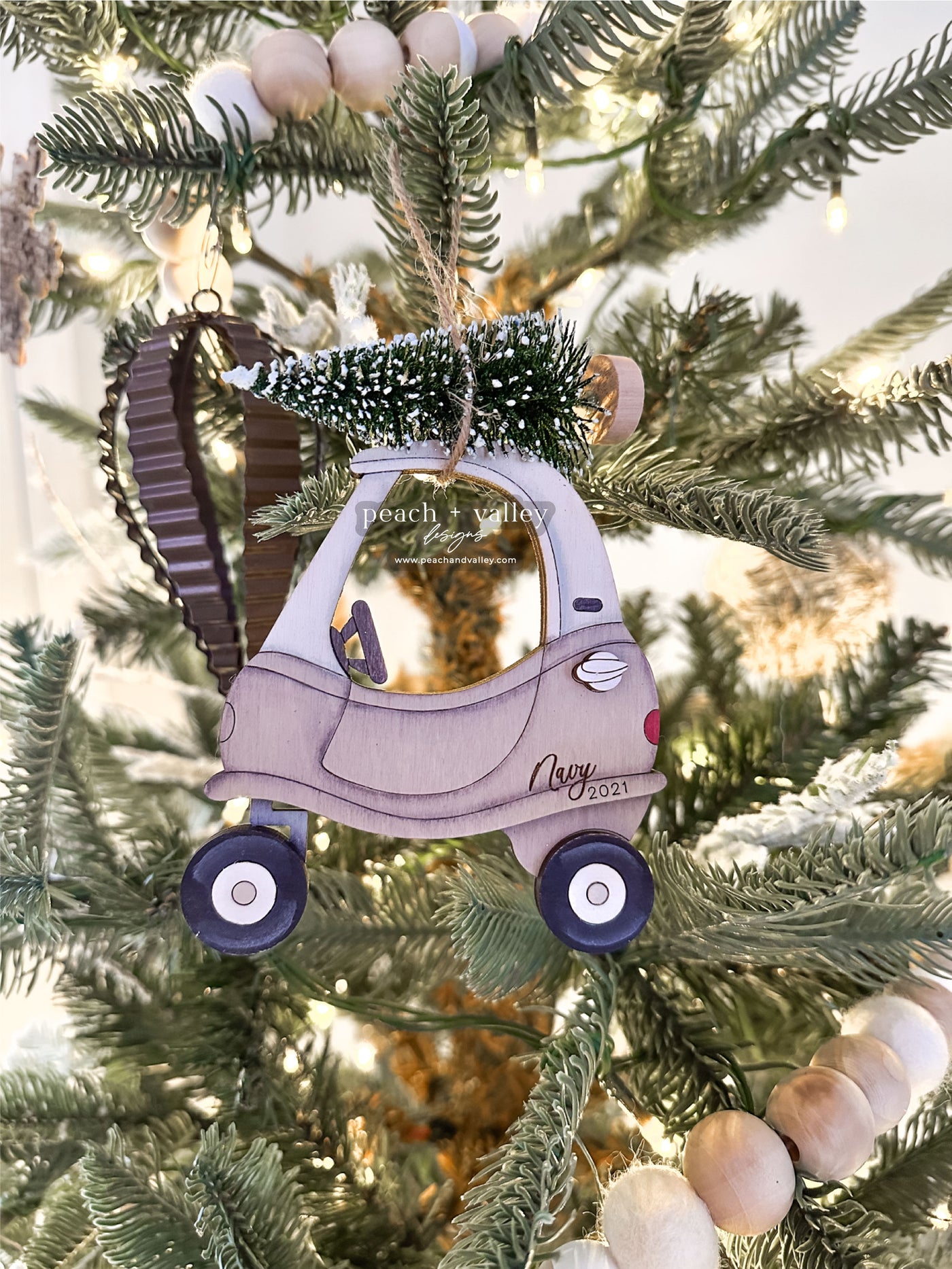 First Christmas Car Ornament Cut File