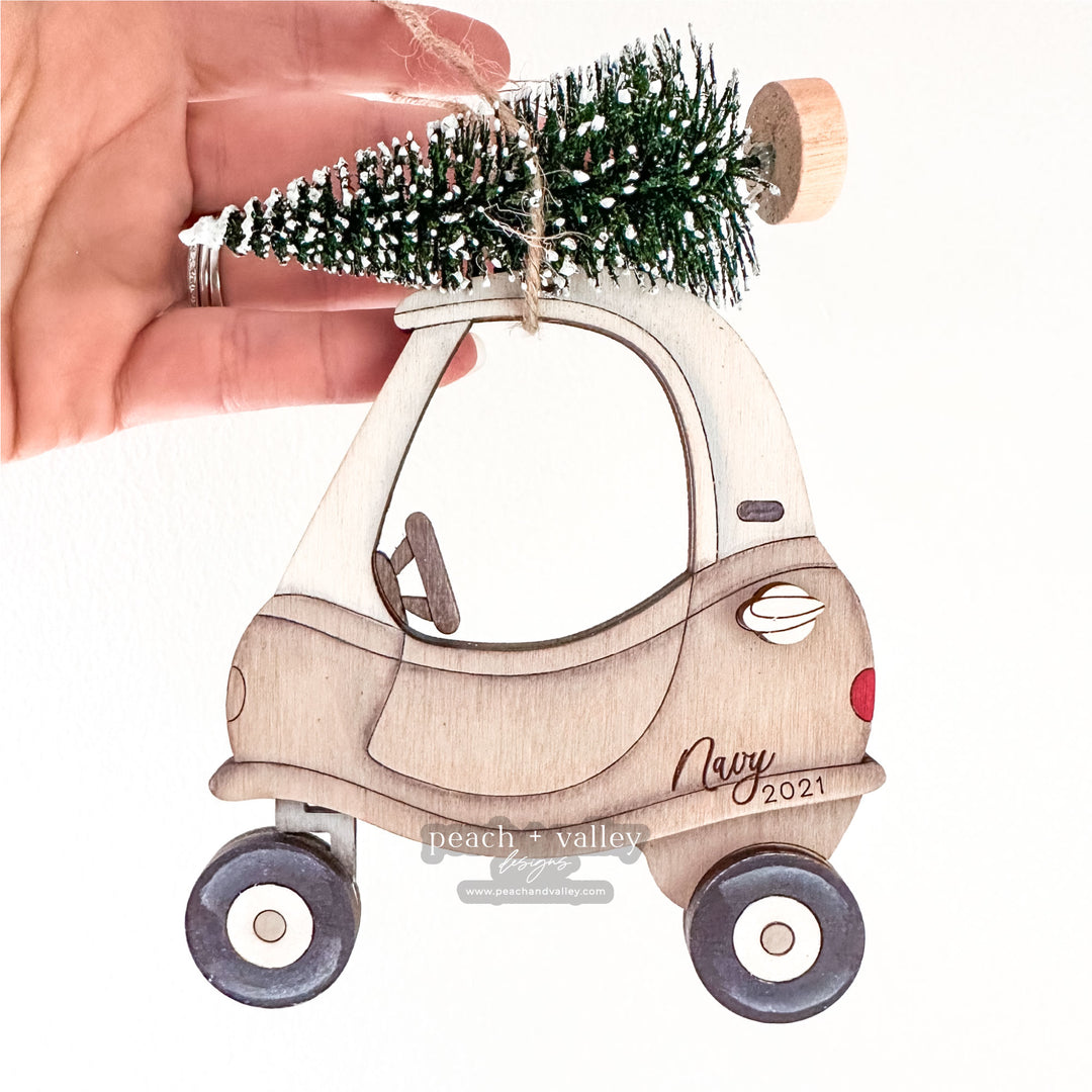 First Christmas Car Ornament Cut File