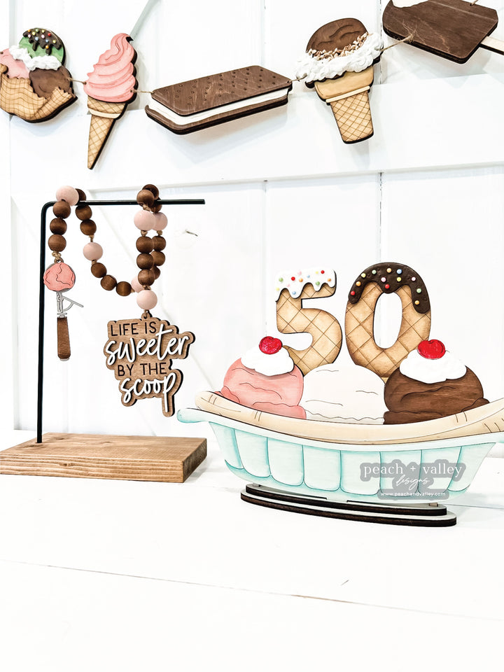 Ice Cream Party Set Cut File