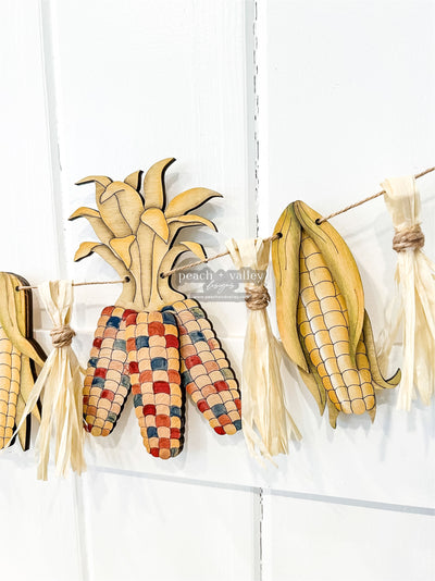 Indian Corn Banner Blank