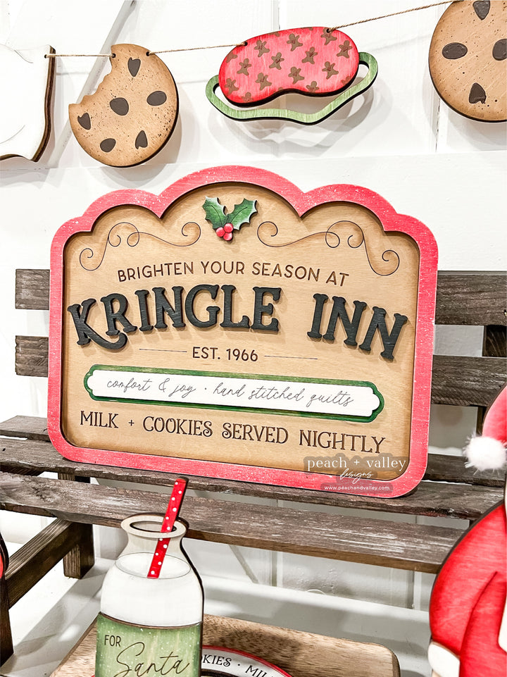 Kringle Inn Sign Cut File