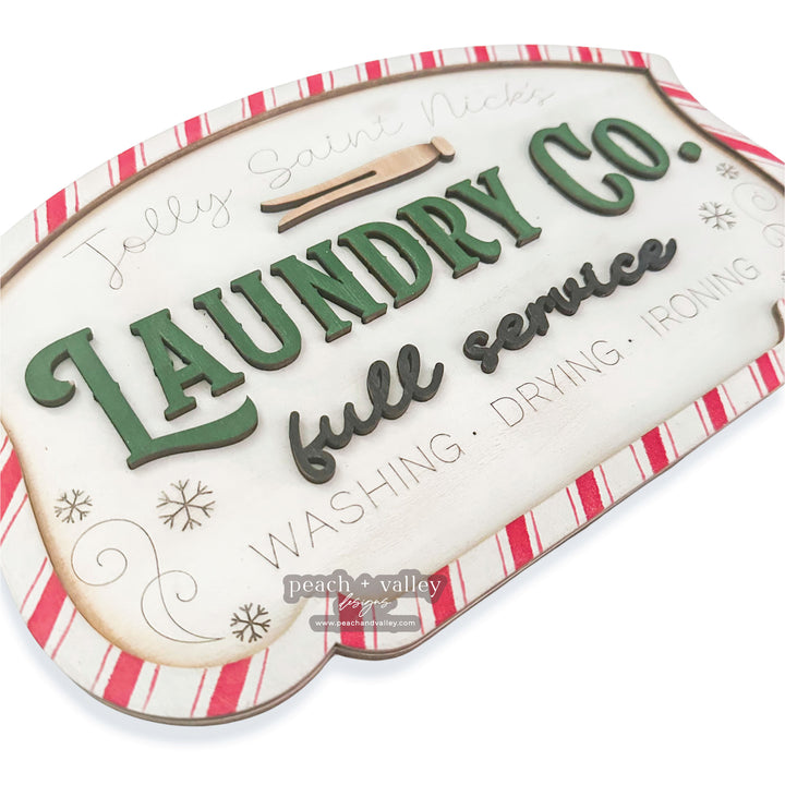 Christmas Laundry Co. Sign Cut File