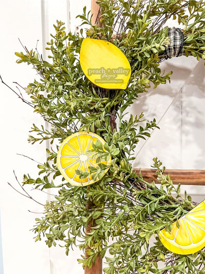 Wreath Lemon Pick Blanks