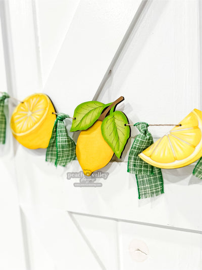 Lemon Banner Blanks