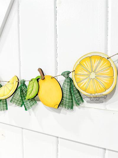 Lemon Banner Blanks