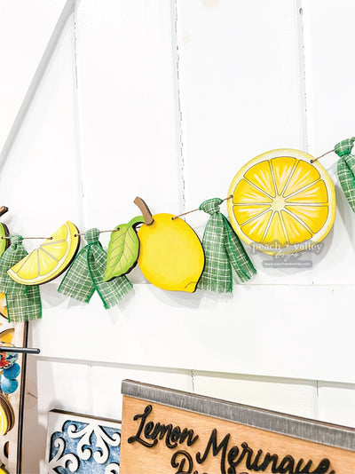 Lemon Banner Blanks