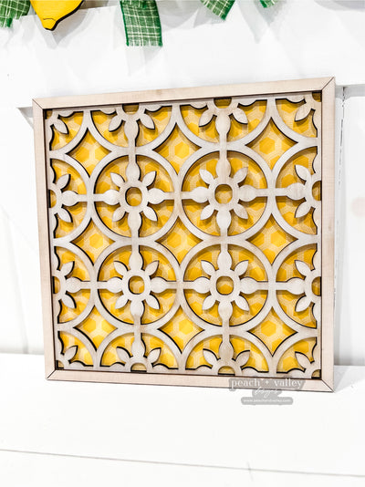 Large Patterned Background Blank