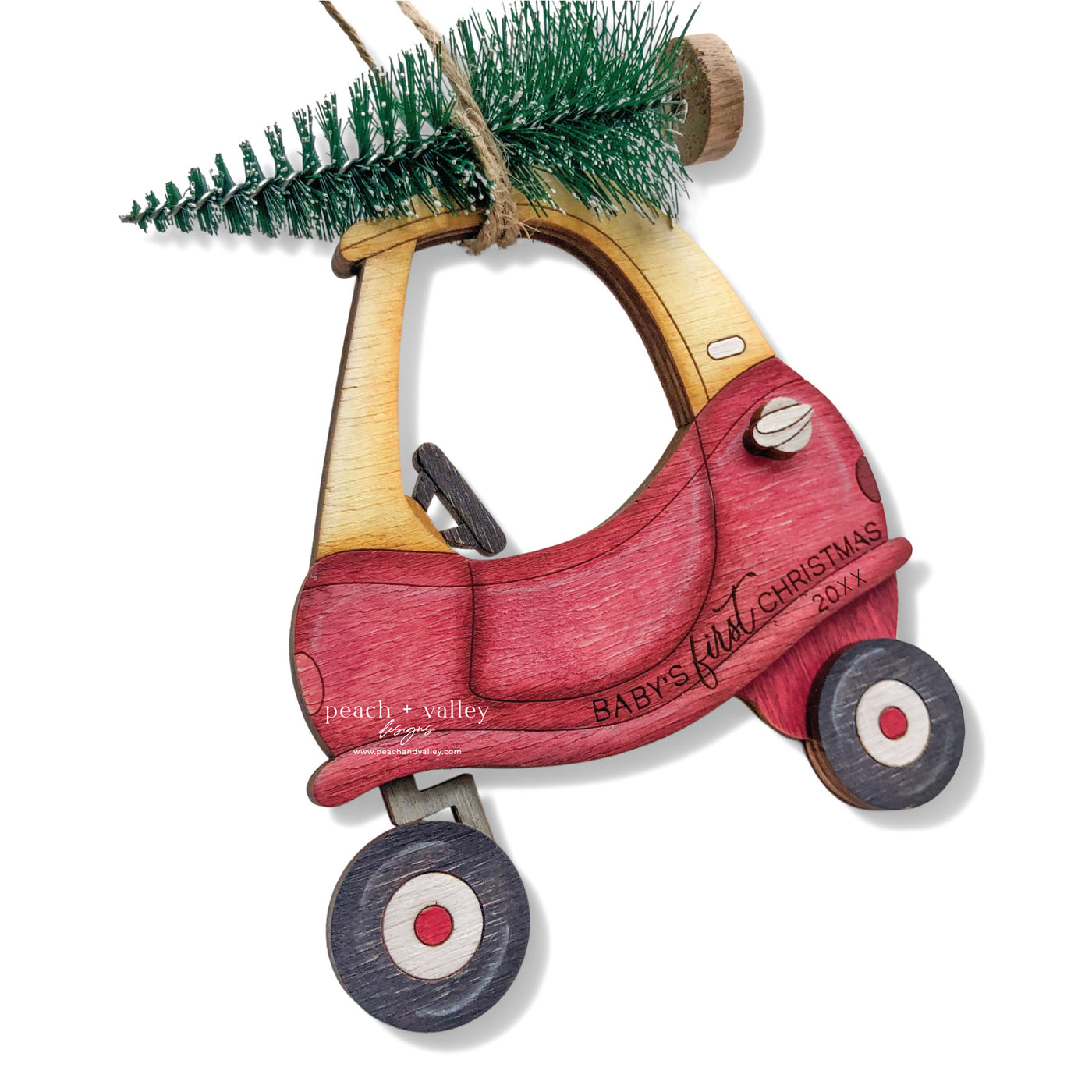 First Christmas Car Ornament Cut File