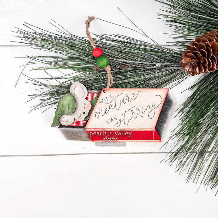 Matchbox Mouse Ornament Cut File