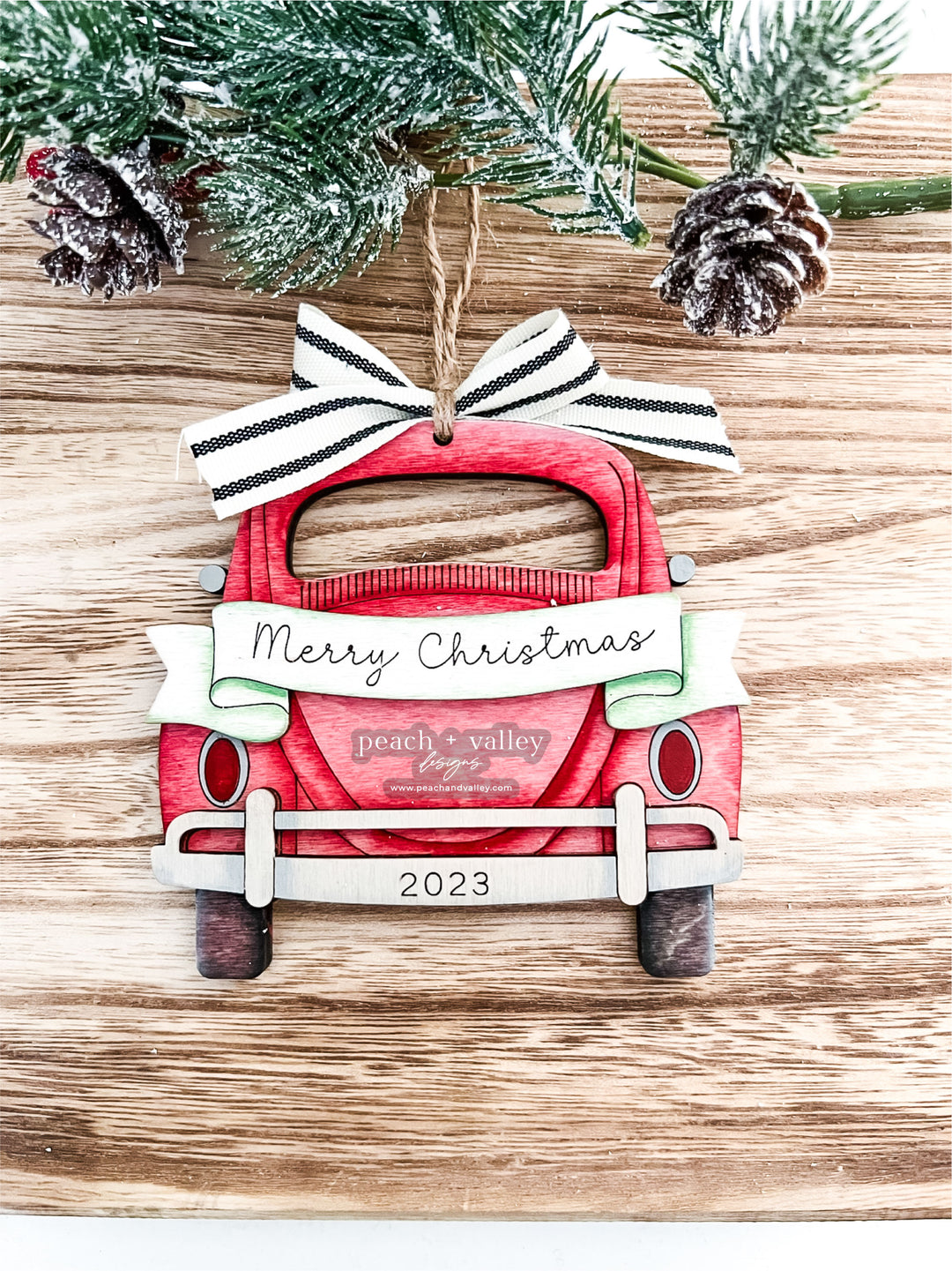 Car Banner Ornament Cut File