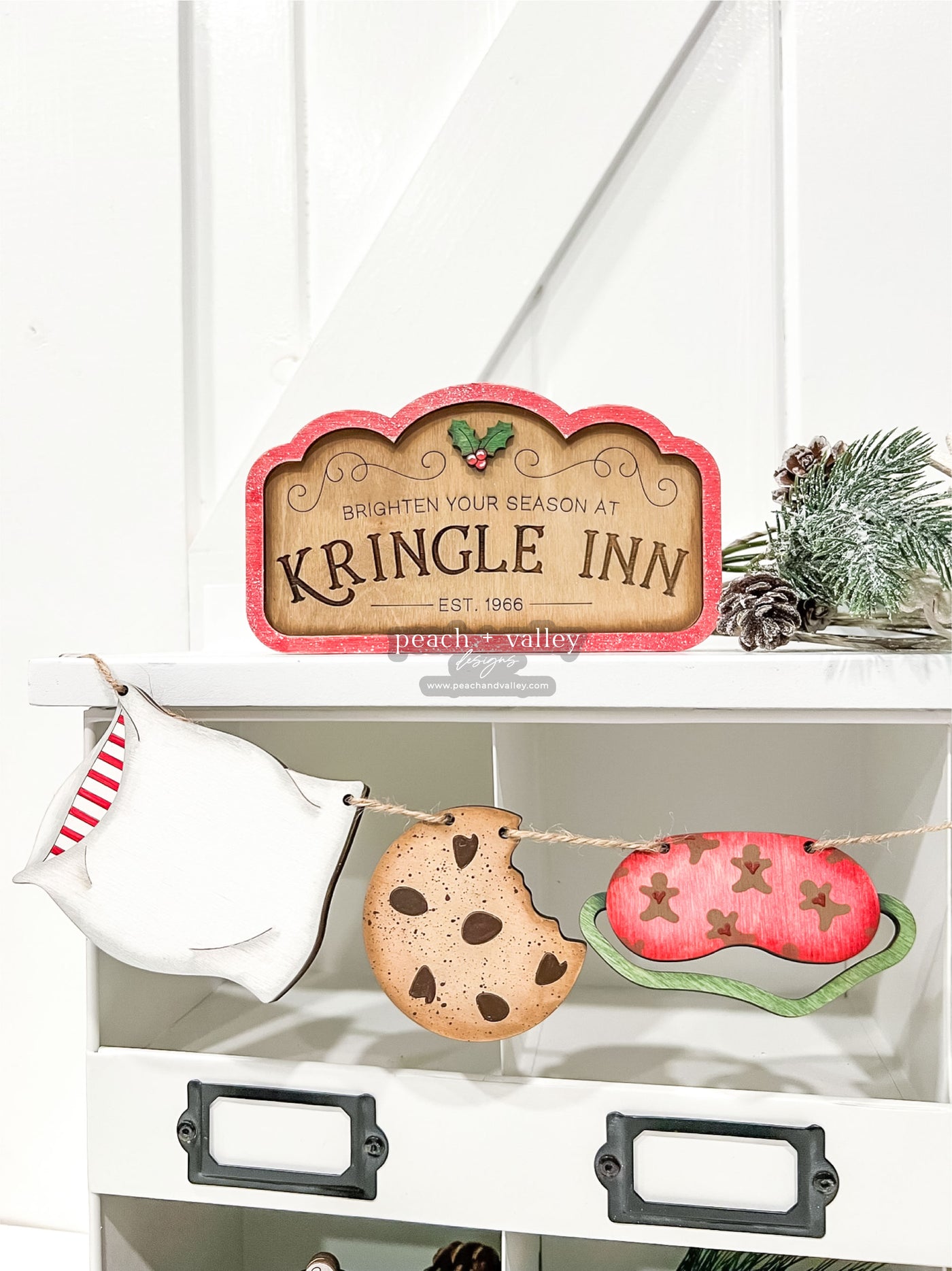 Mini Kringle Inn Sign Blank