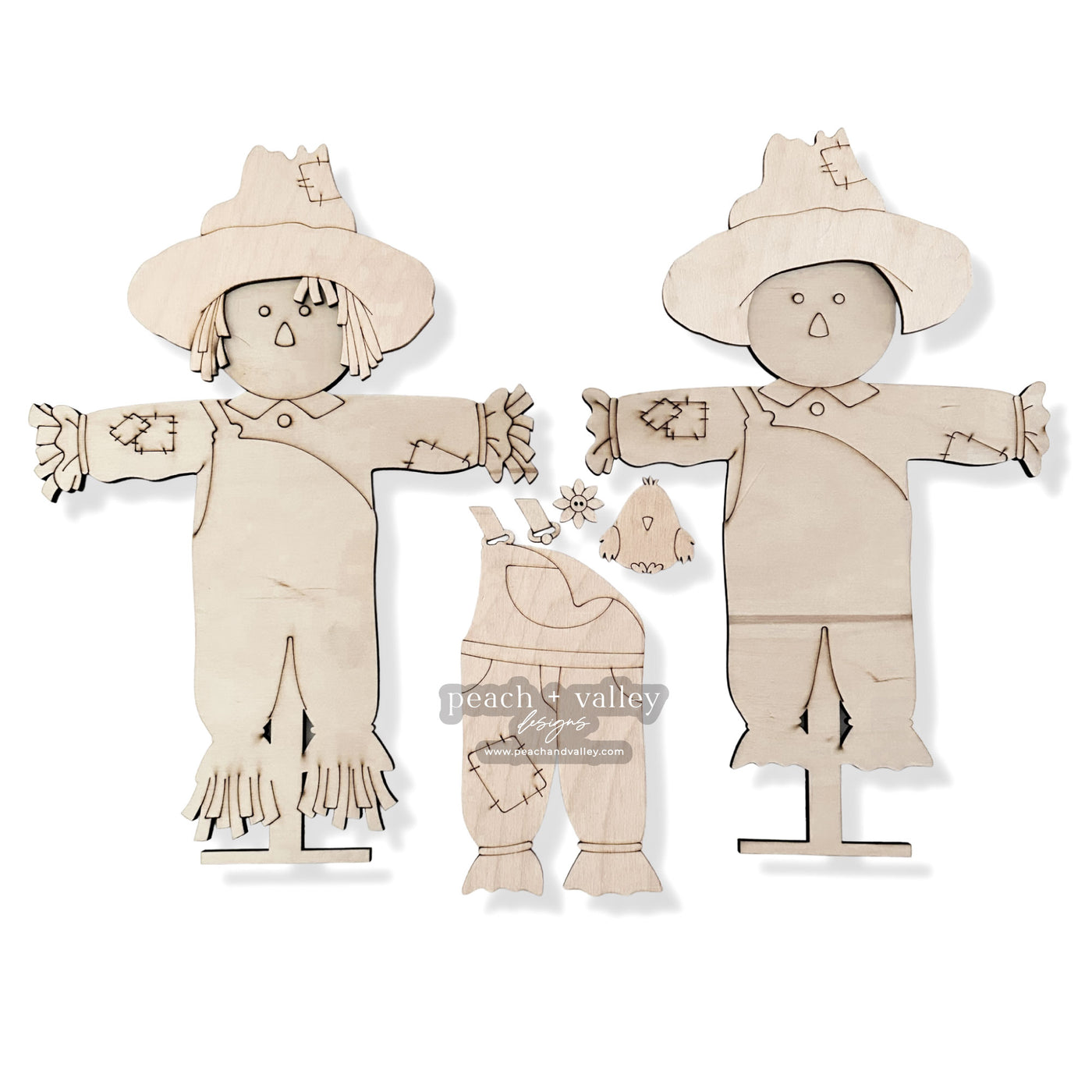 Scarecrow Boy Shelf Sitter Blank
