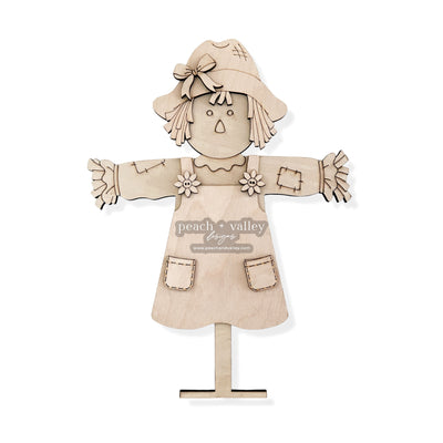 Scarecrow Girl Shelf Sitter Blank