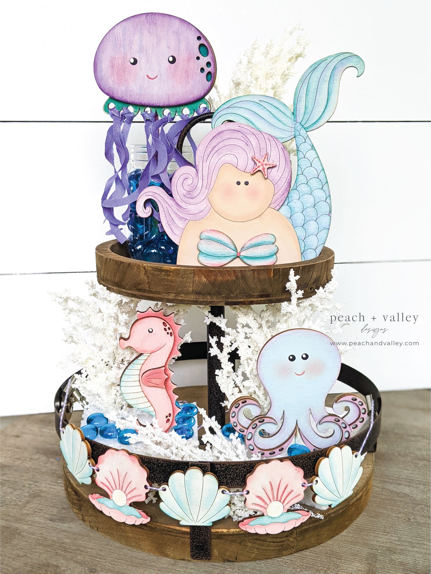 Mermaid Seashell Banner