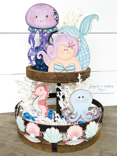 Mermaid Seashell Banner