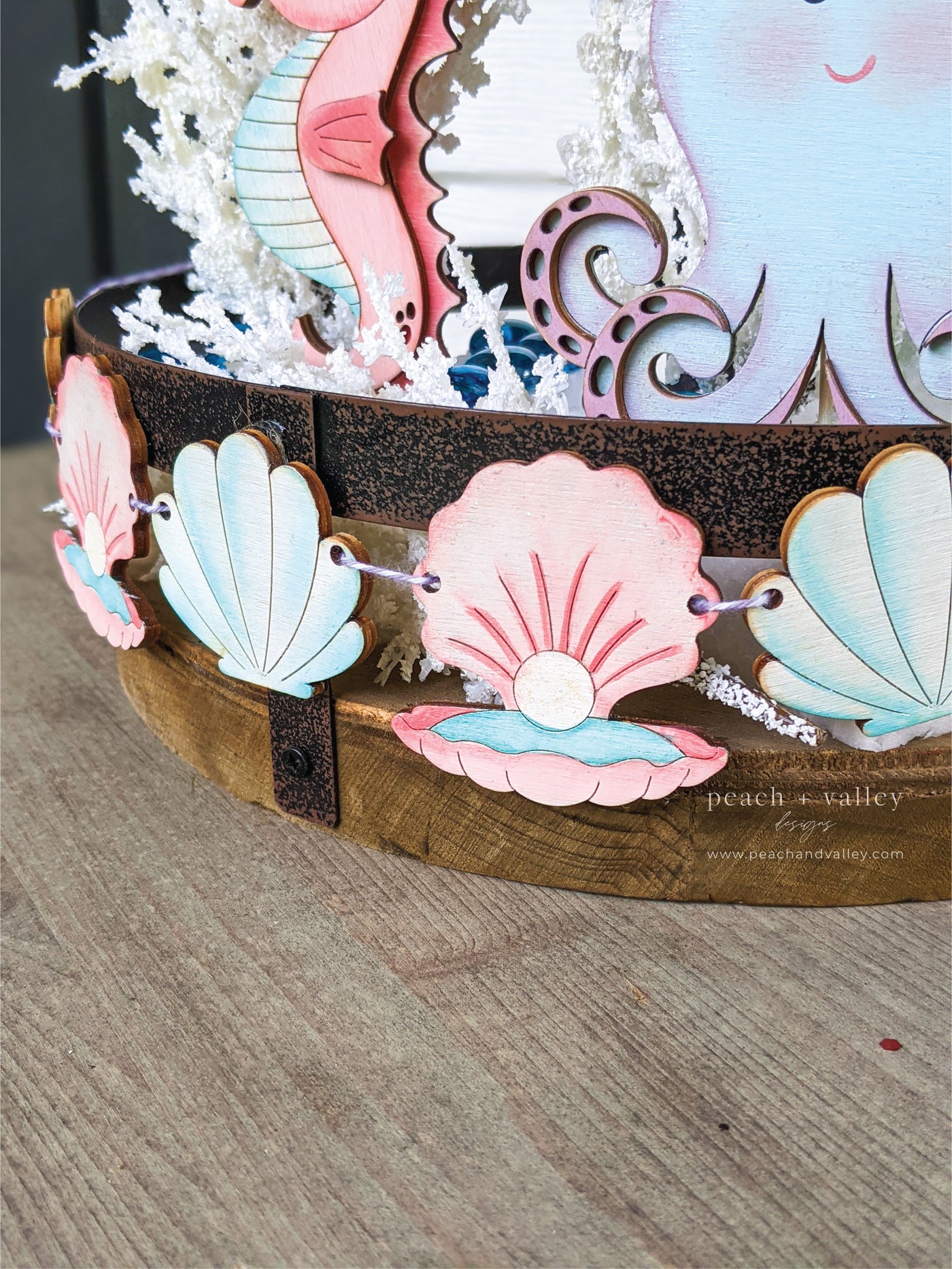 Mermaid Seashell Banner