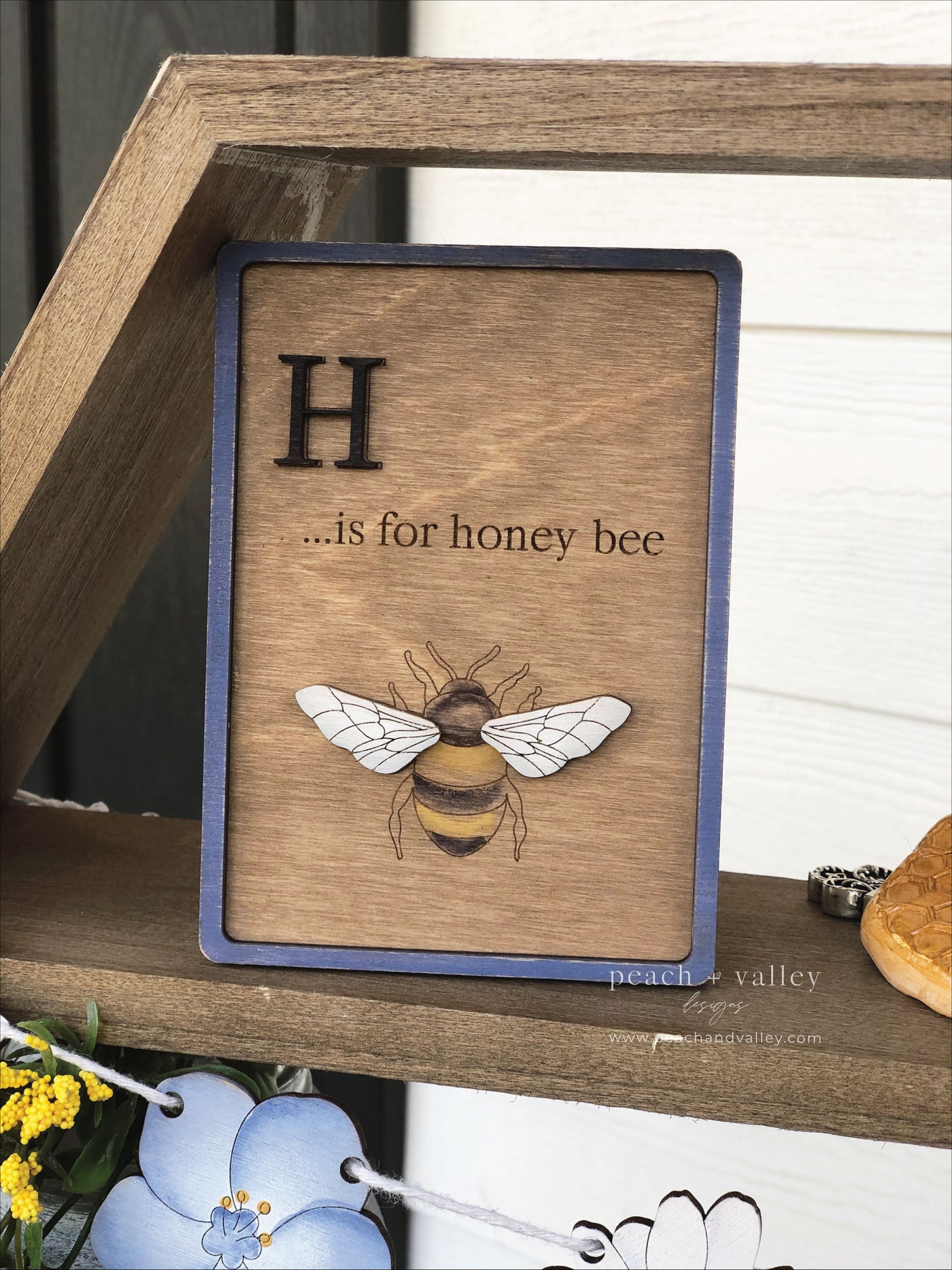 Honey Bee Tiered Tray SVG