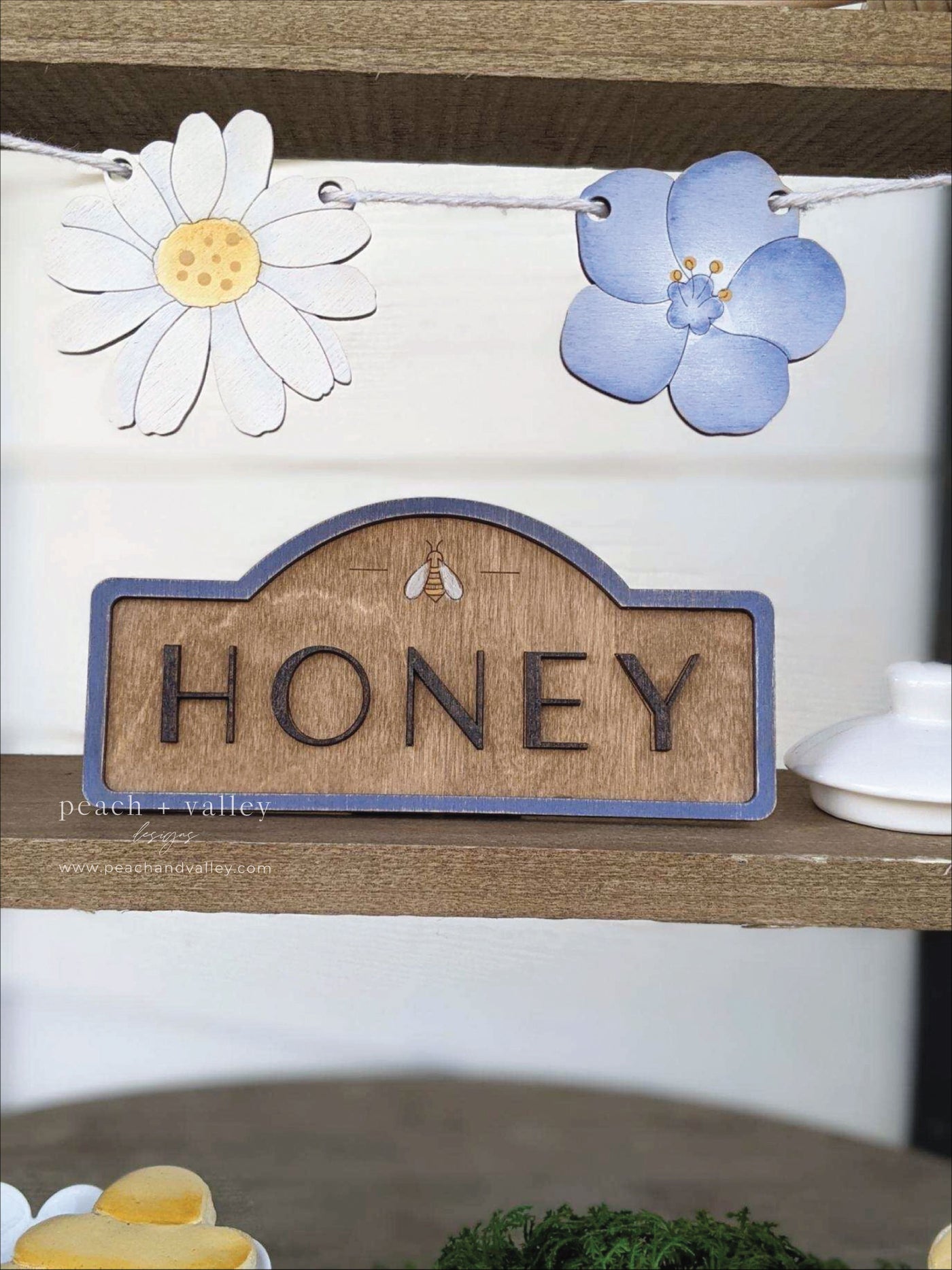 Honey Bee Tiered Tray SVG