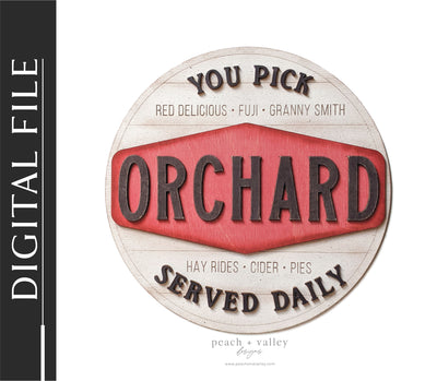 Apple Orchard Sign SVG