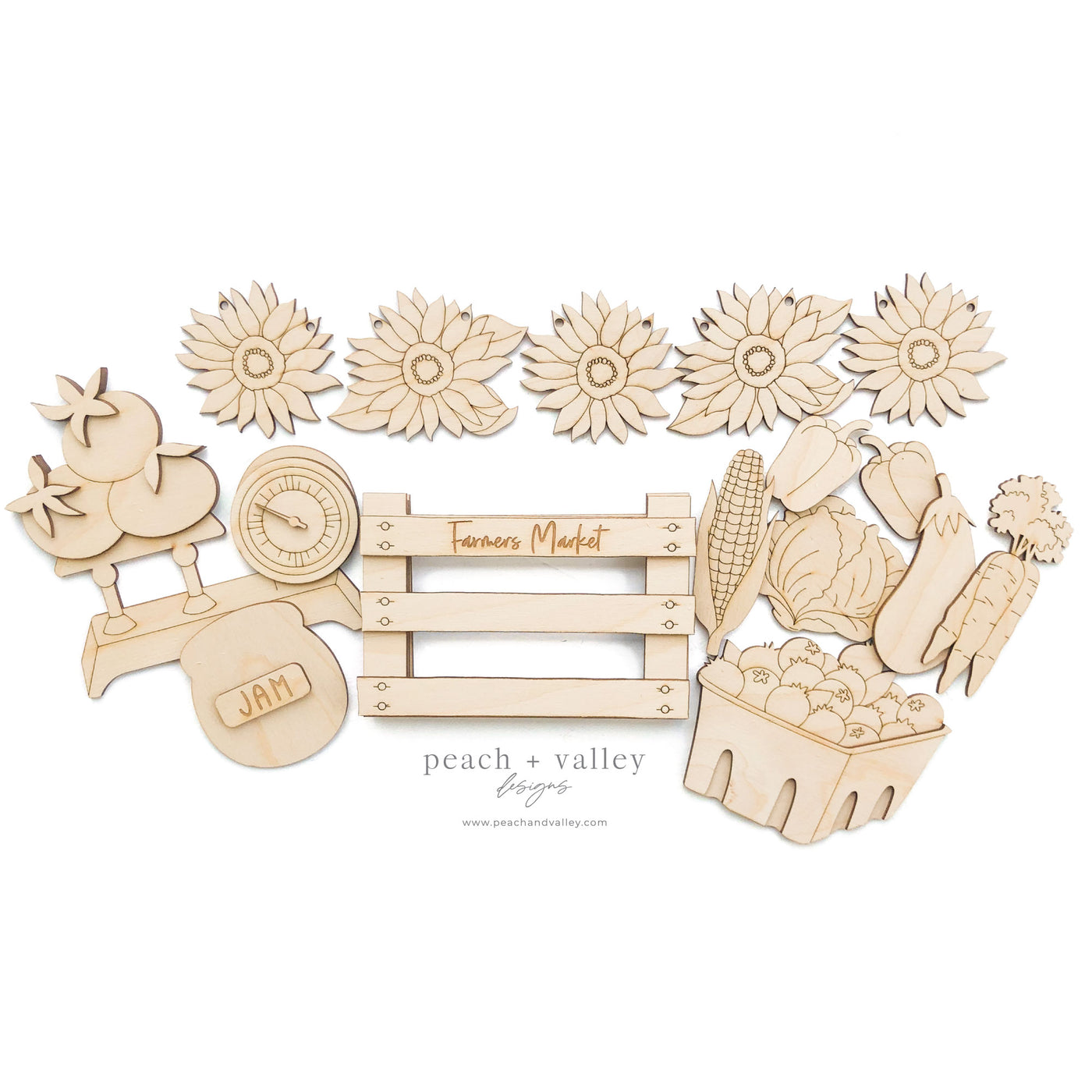 Farmers Market Blanks Set