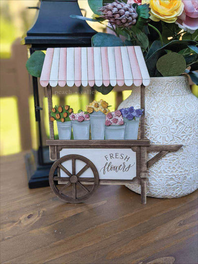 Flower Cart Blank