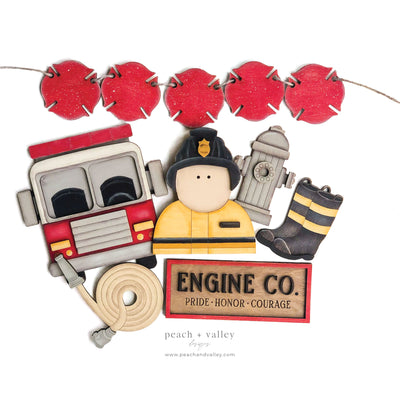 Firefighter Mini Mee Blank