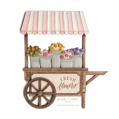 Flower Cart Blank
