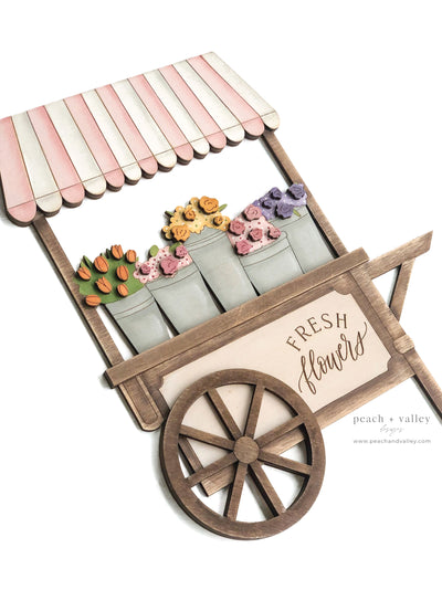 Flower Cart Blank