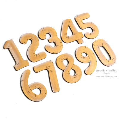Foil Balloon Numbers SVG