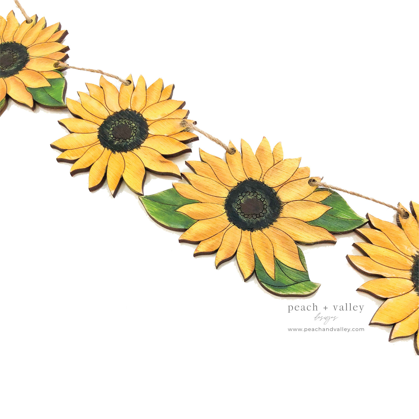Sunflower Banner Blank