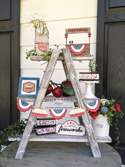 4th of July Apple Pie + Bunting Banner