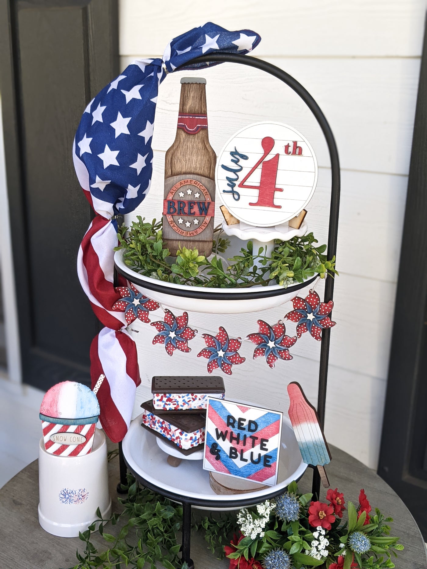 July 4th Shiplap Sign