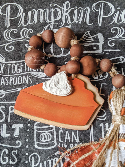 Pumpkin Pie Beaded Garland