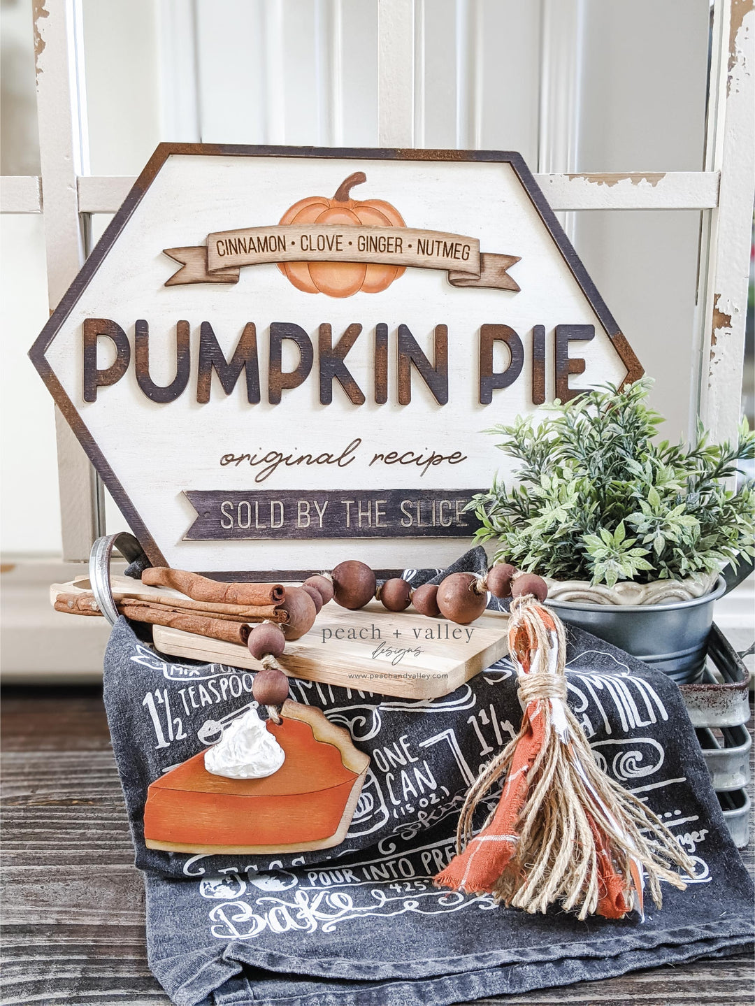 Pumpkin Pie Beaded Garland