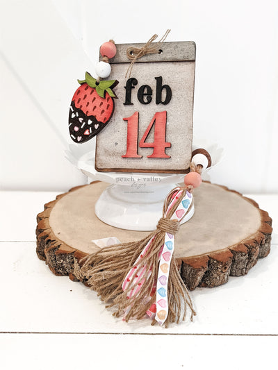 Chocolate Strawberry Beaded Garland Kit