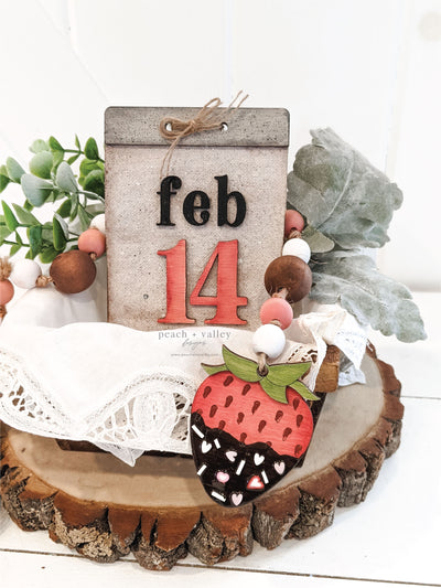 Chocolate Strawberry Beaded Garland Kit