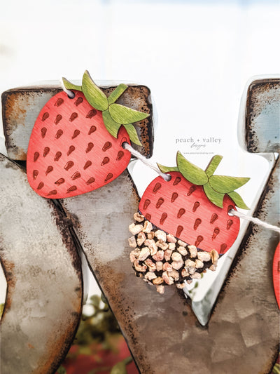 Strawberry Banner Blank