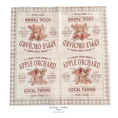Apple Orchard Luncheon Napkin