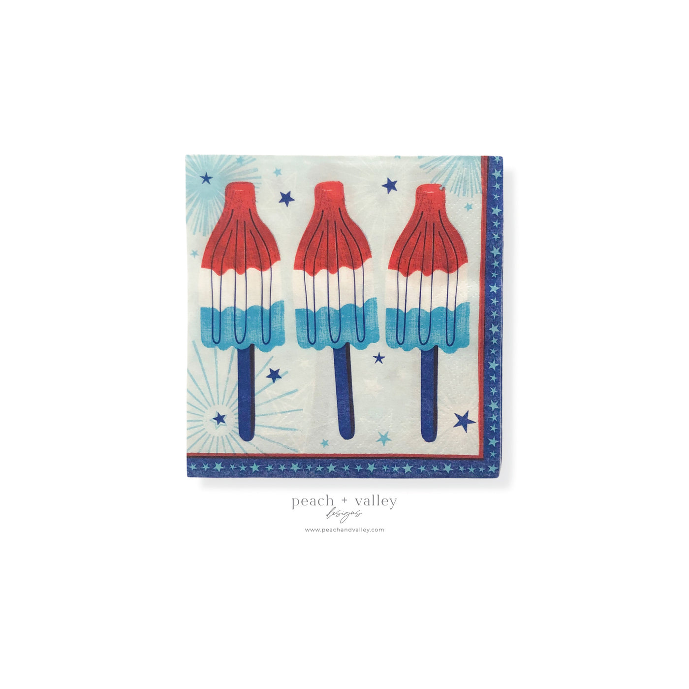 Bomb Pop Cocktail Napkin