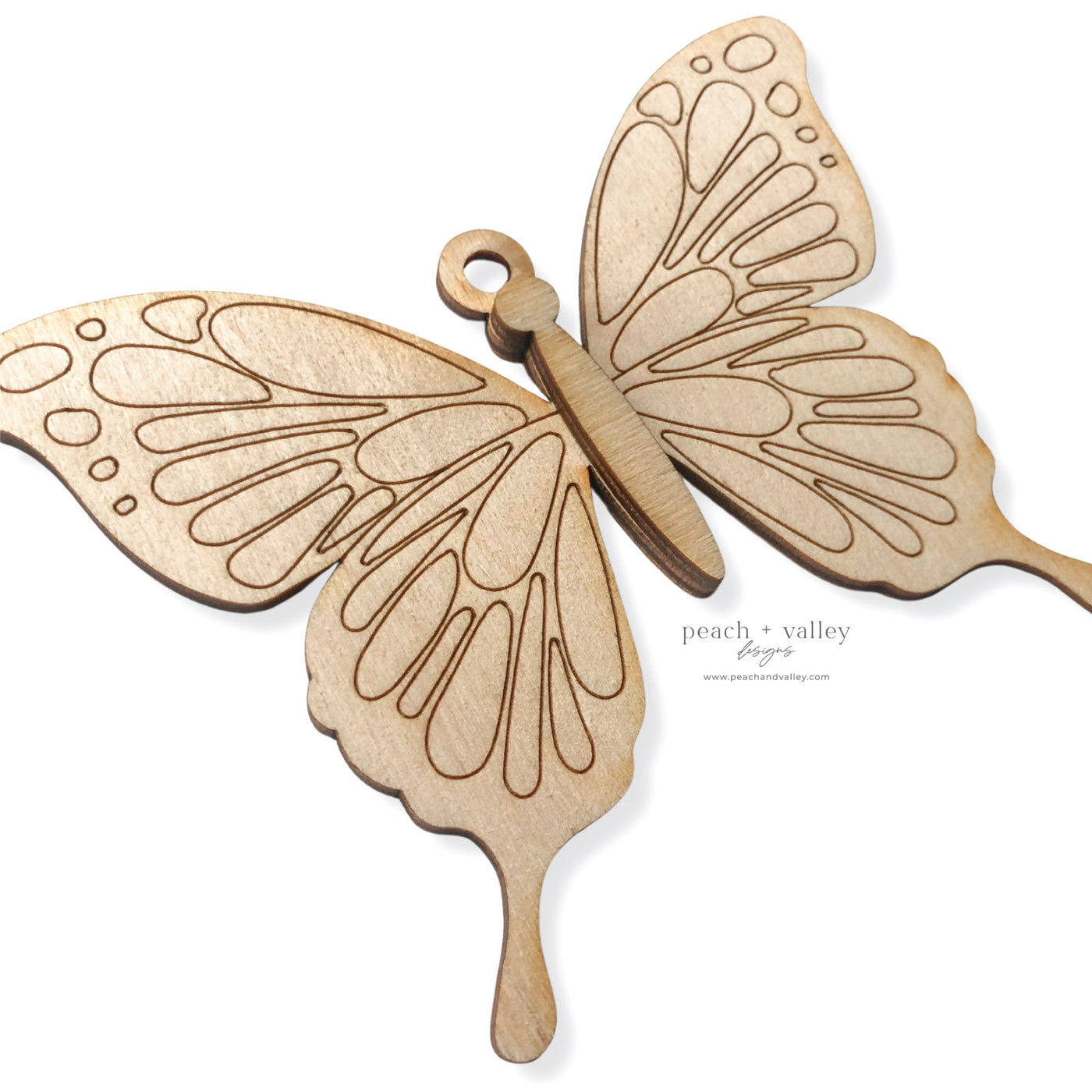 Butterfly Garland Tag Blank