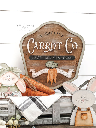 Carrot Co. Sign Cut File