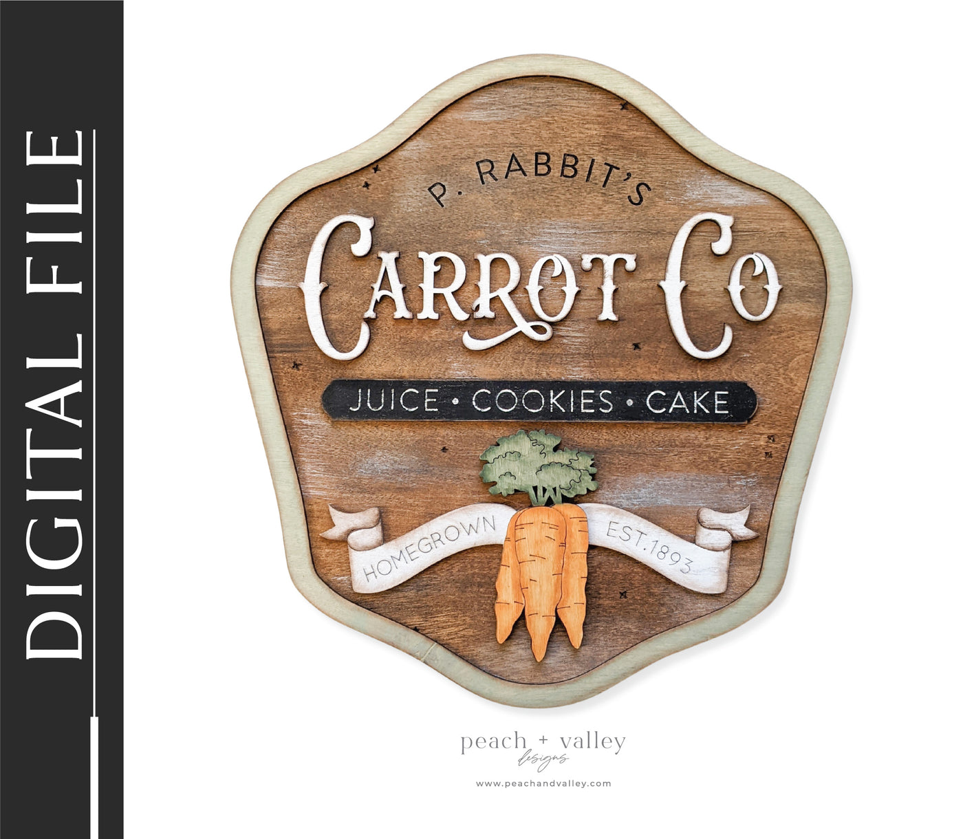 Carrot Co. Sign Cut File